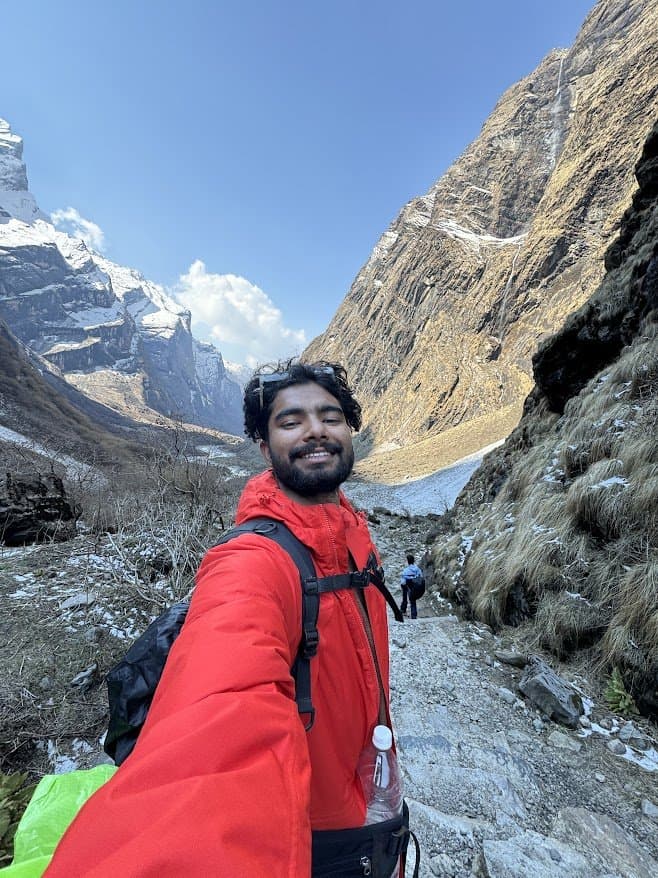 Trekking the trail to Annapurna Base Camp