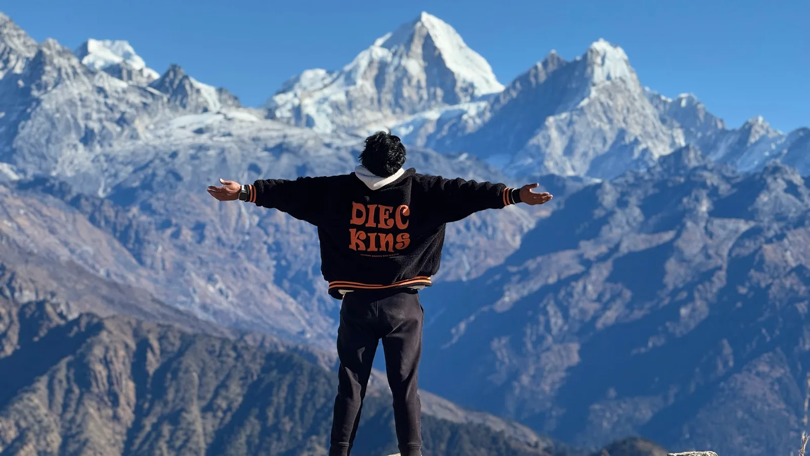 Prashant Shahi Thakuri in the Himalayas